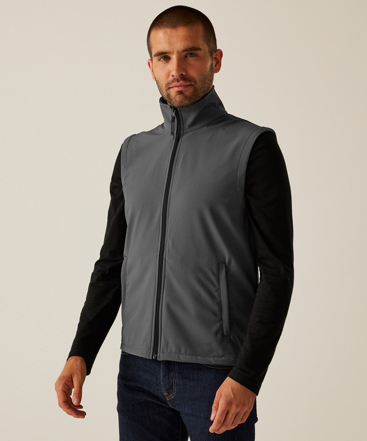 Classic softshell bodywarmer - Seal Grey