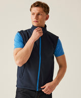 Ablaze printable softshell bodywarmer - Navy/French Blue