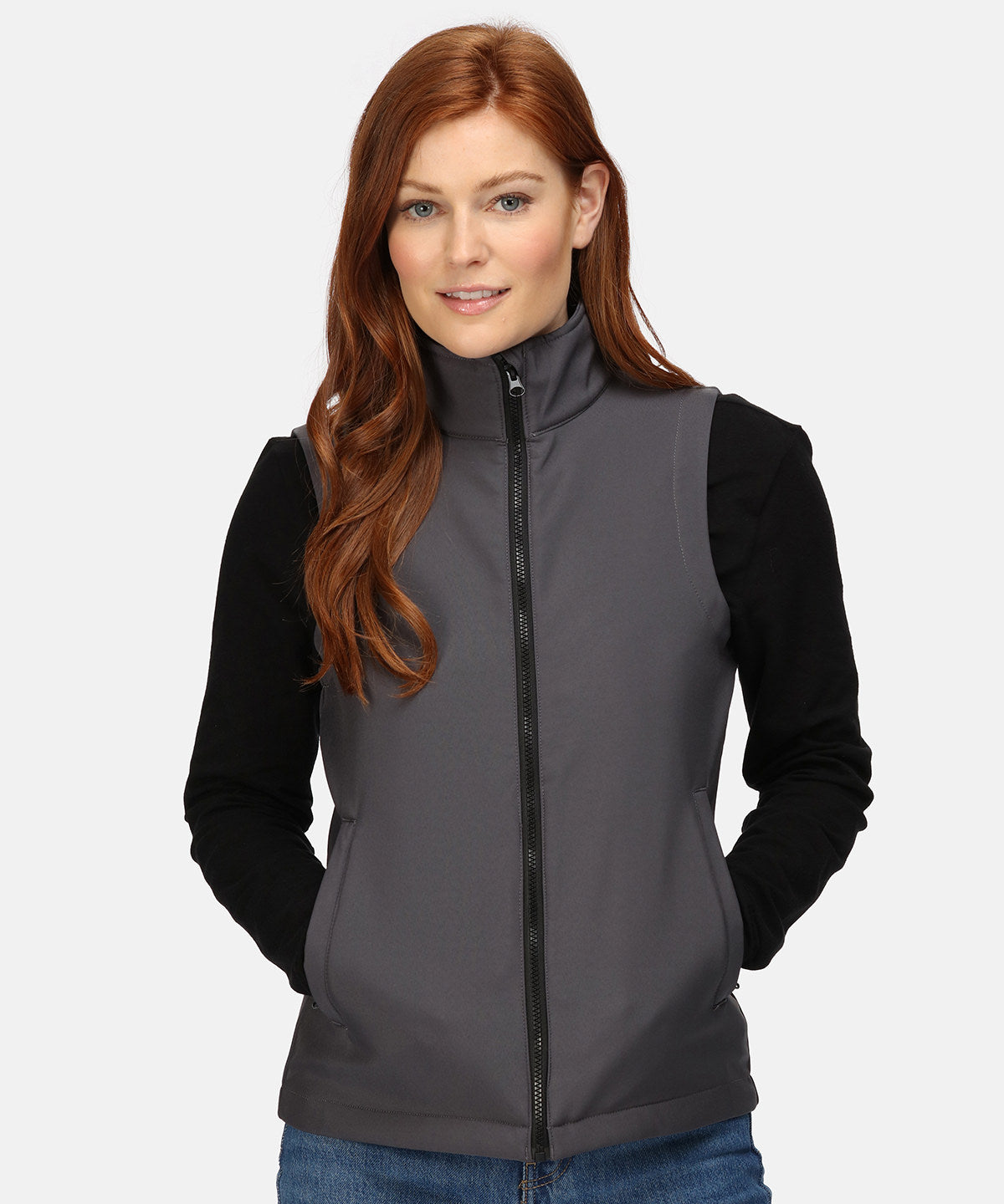 Women's Ablaze printable softshell bodywarmer