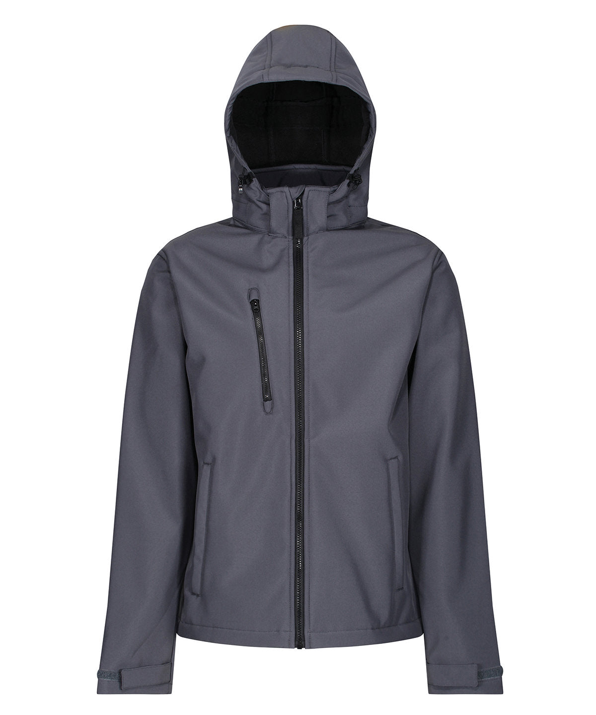 Venturer 3-layer hooded softshell jacket - Seal Grey/Black