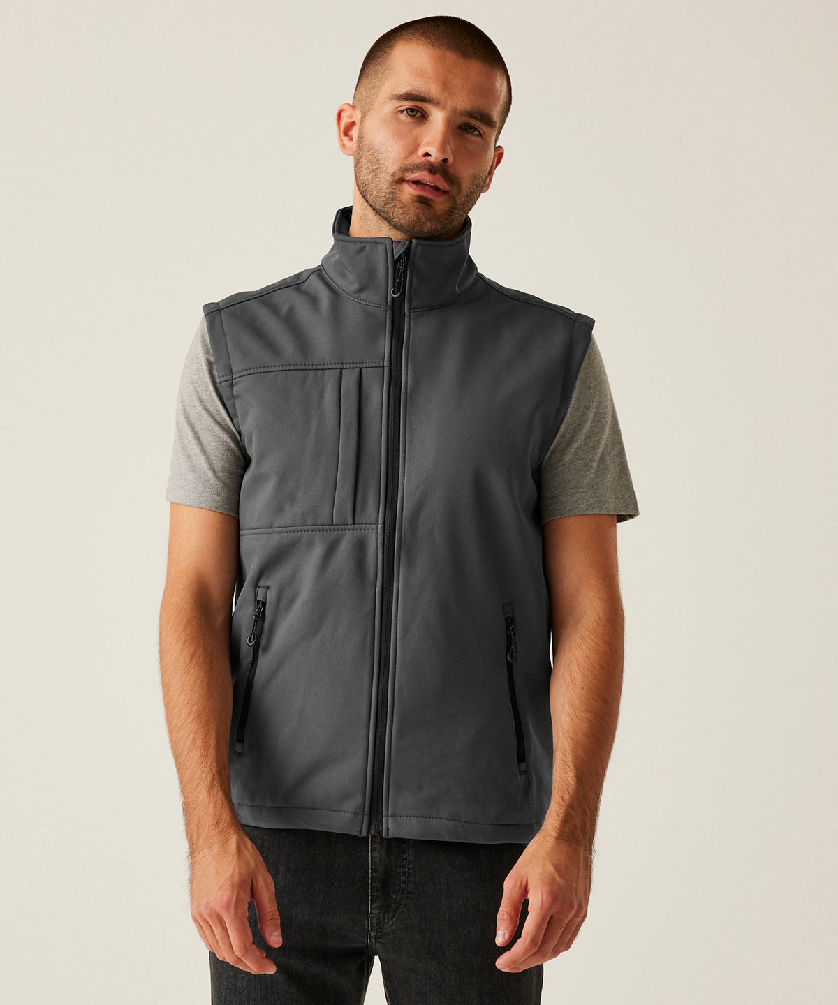 Octagon 3-layer bodywarmer - Black/Black