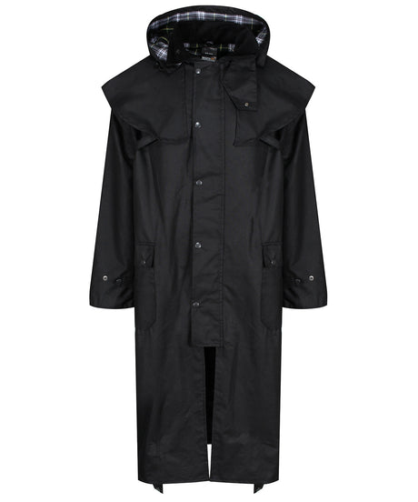 Cranbrook caped wax riding jacket