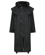 Cranbrook caped wax riding jacket