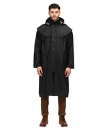 Regatta - Cranbrook caped wax riding jacket - Black