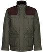 Padbury diamond quilt jacket - Dark Khaki