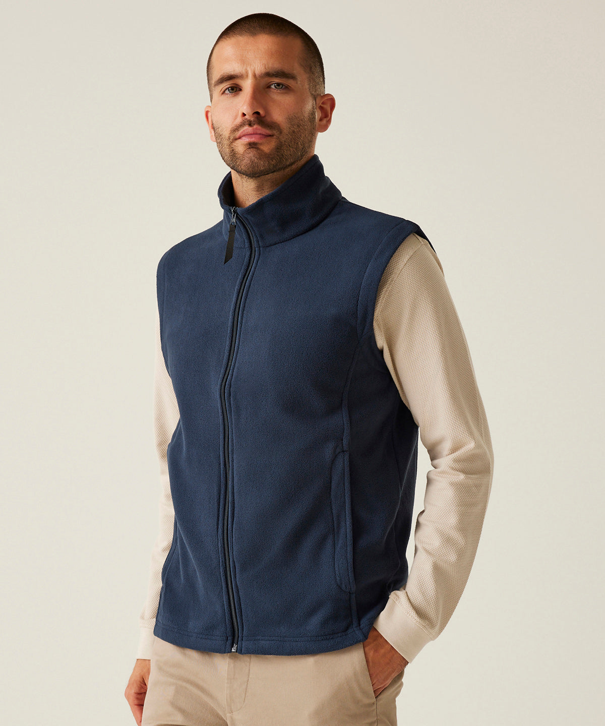 Microfleece bodywarmer - Dark Navy