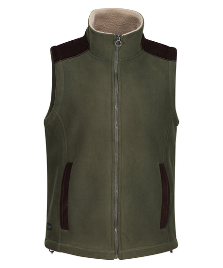 Faversham fleece bodywarmer - Dark Khaki