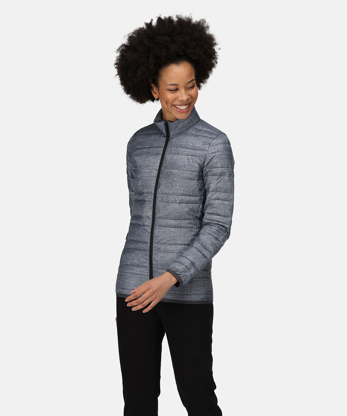 Women's Firedown down-touch jacket - Navy/French Blue