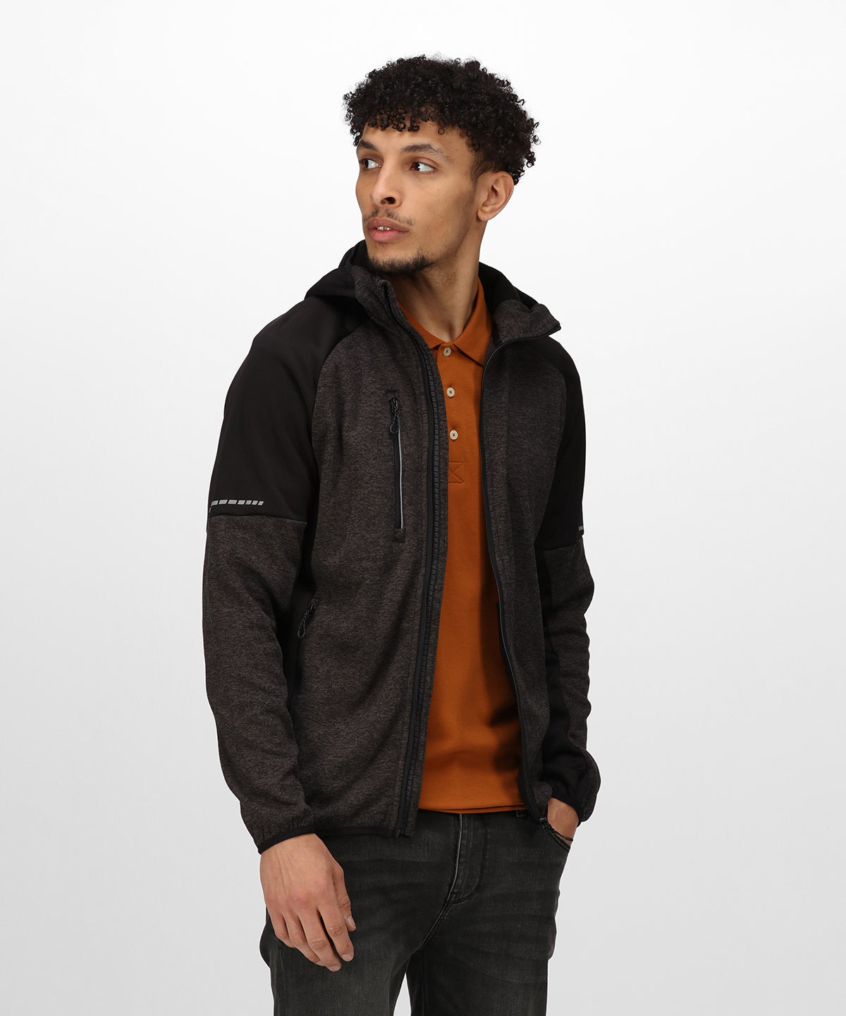 X-Pro Coldspring II hybrid jacket - Grey Marl/Black