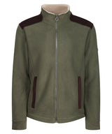 Faversham full-zip fleece - Dark Khaki