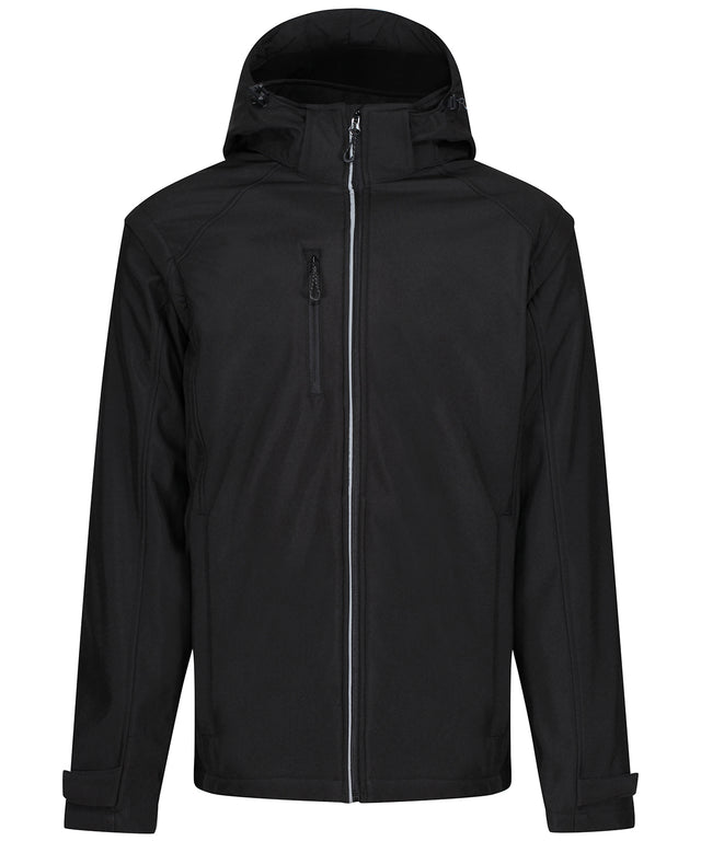 Erasmus 4-in-1 softshell jacket - Black (Black)