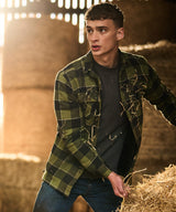 Shelford insulated check shirt