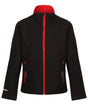 Kids Ablaze softshell jacket - Black/Classic Red