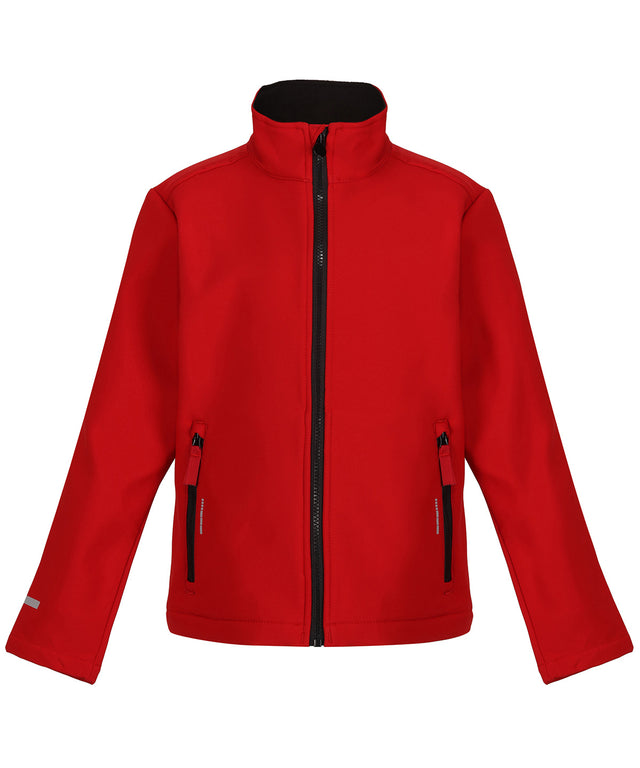 Kids Ablaze softshell jacket - Classic Red/Black