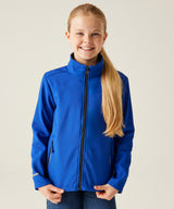 Kids Ablaze softshell jacket - Black/Classic Red