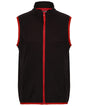 Kids microfleece bodywarmer - Black/Classic Red