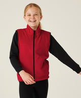 Kids microfleece bodywarmer - Black/Classic Red