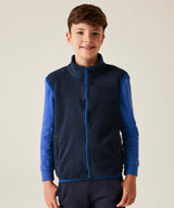 Kids microfleece bodywarmer - Navy/New Royal