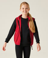 Kids microfleece bodywarmer - Black/Classic Red