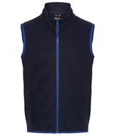 Kids microfleece bodywarmer - Navy/New Royal