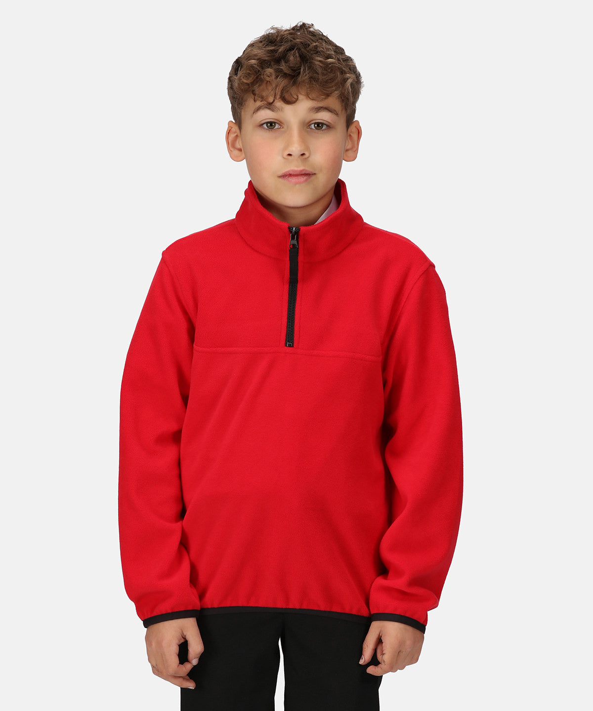 Kids half-zip microfleece