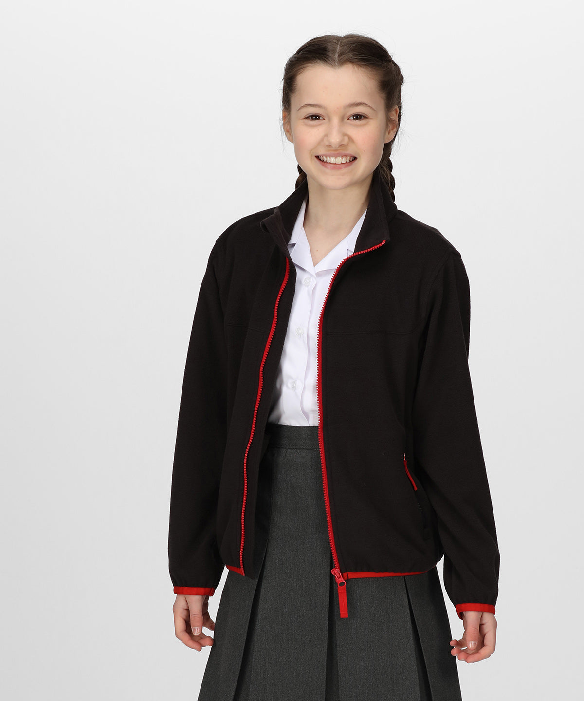 Kids full-zip microfleece