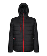 Navigate thermal hooded jacket - Black/Classic Red