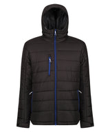 Navigate thermal hooded jacket - Black/New Royal