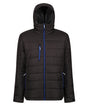 Navigate thermal hooded jacket - Black/New Royal