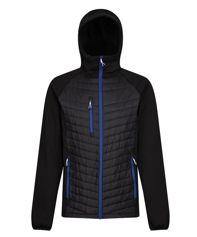 Navigate hybrid hooded jacket - Black/New Royal