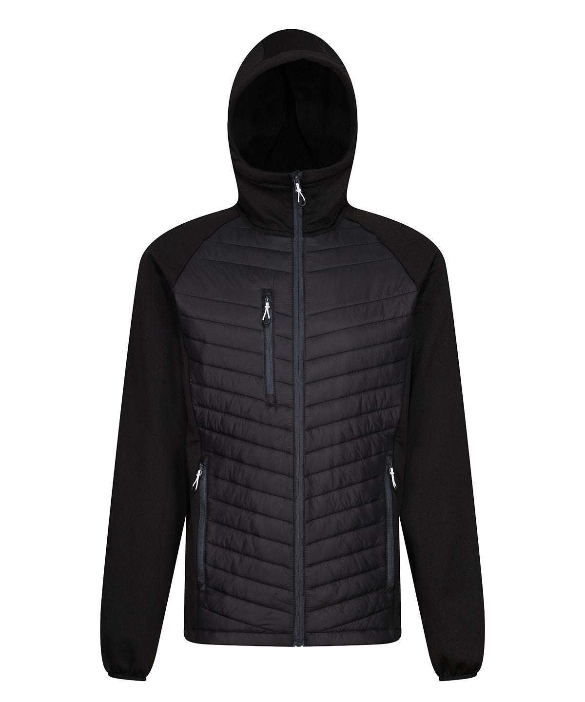 Navigate hybrid hooded jacket - Black/Seal