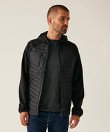 Navigate hybrid hooded jacket - Black/Classic Red