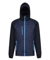 Navigate hybrid hooded jacket - Navy/French Blue