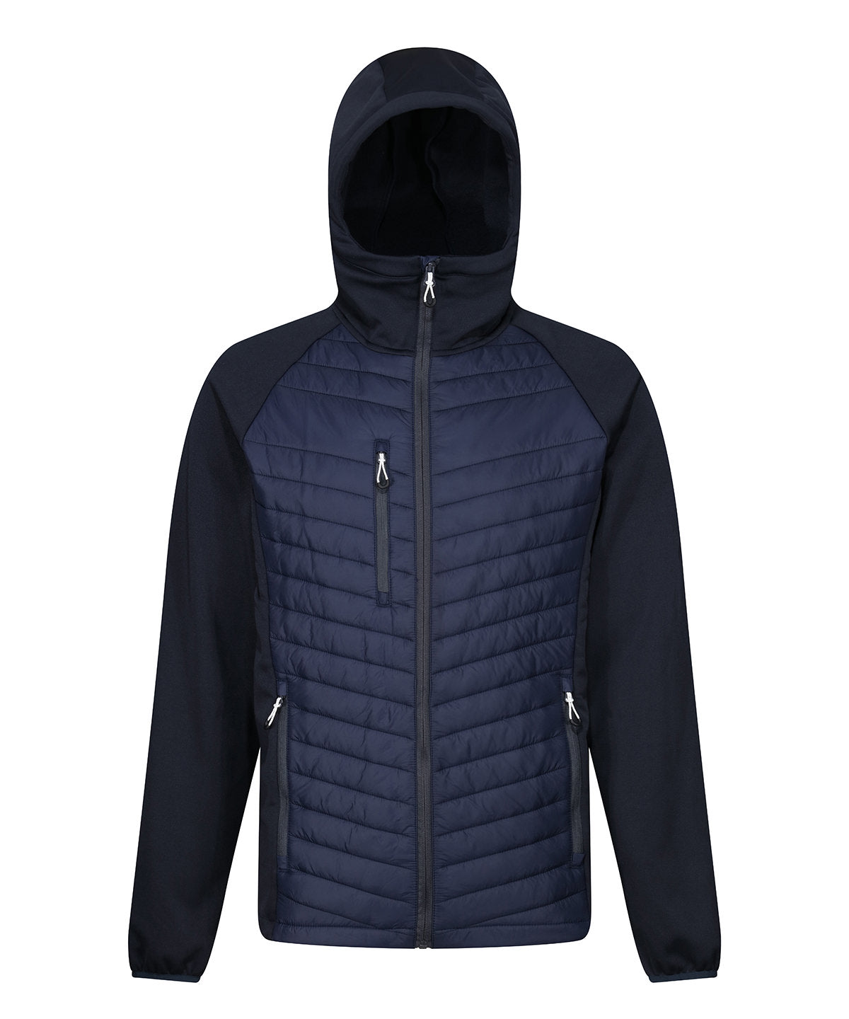 Navigate hybrid hooded jacket - Navy/Seal