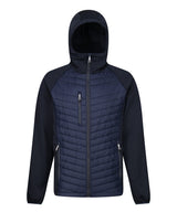 Navigate hybrid hooded jacket - Navy/Seal