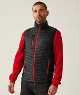 Navigate hybrid bodywarmer - Black/Classic Red