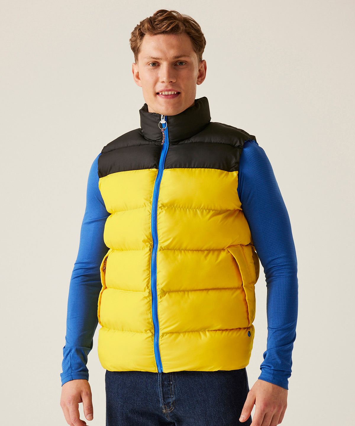 Vintage puffer vest - Strong Blue/Navy