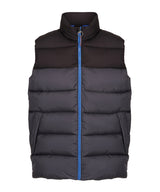 Vintage puffer vest - Seal Grey/Black