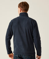 Honestly Made recycled full-zip fleece - Navy