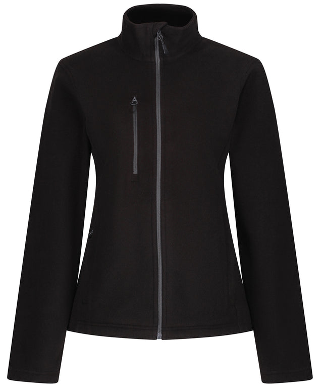 Women's Honestly made recycled full zip fleece - Black