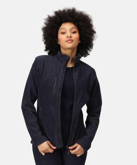 Women's Honestly made recycled full zip fleece - Black