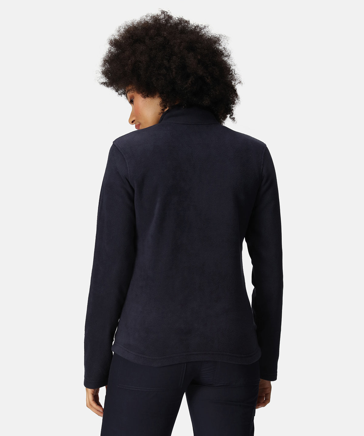 Women's Honestly made recycled full zip fleece - Navy