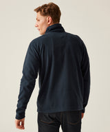 Honestly made recycled half zip fleece - Navy