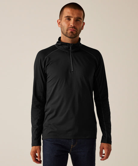 Core stretch half-zip mid-layer - Black