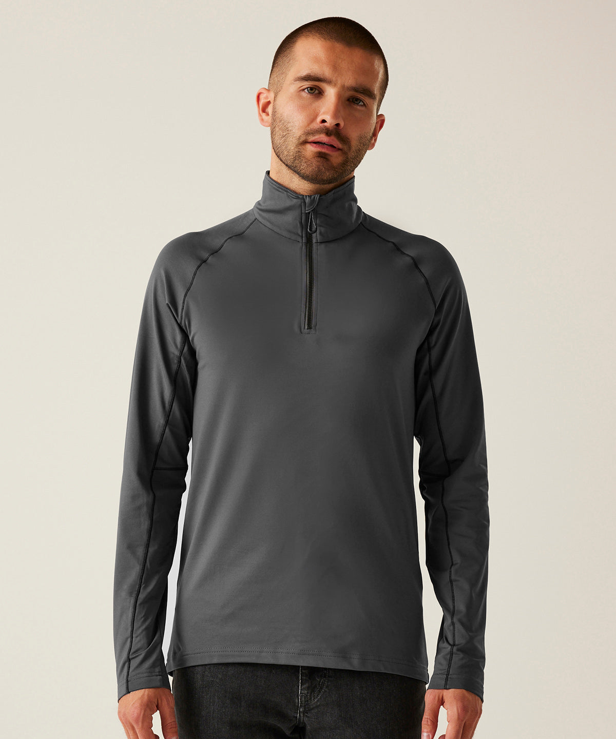 Core stretch half-zip mid-layer - Black