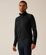 Core stretch half-zip mid-layer - Black