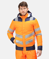 Regatta - Pro hi-vis thermogen heated jacket - Orange/Navy