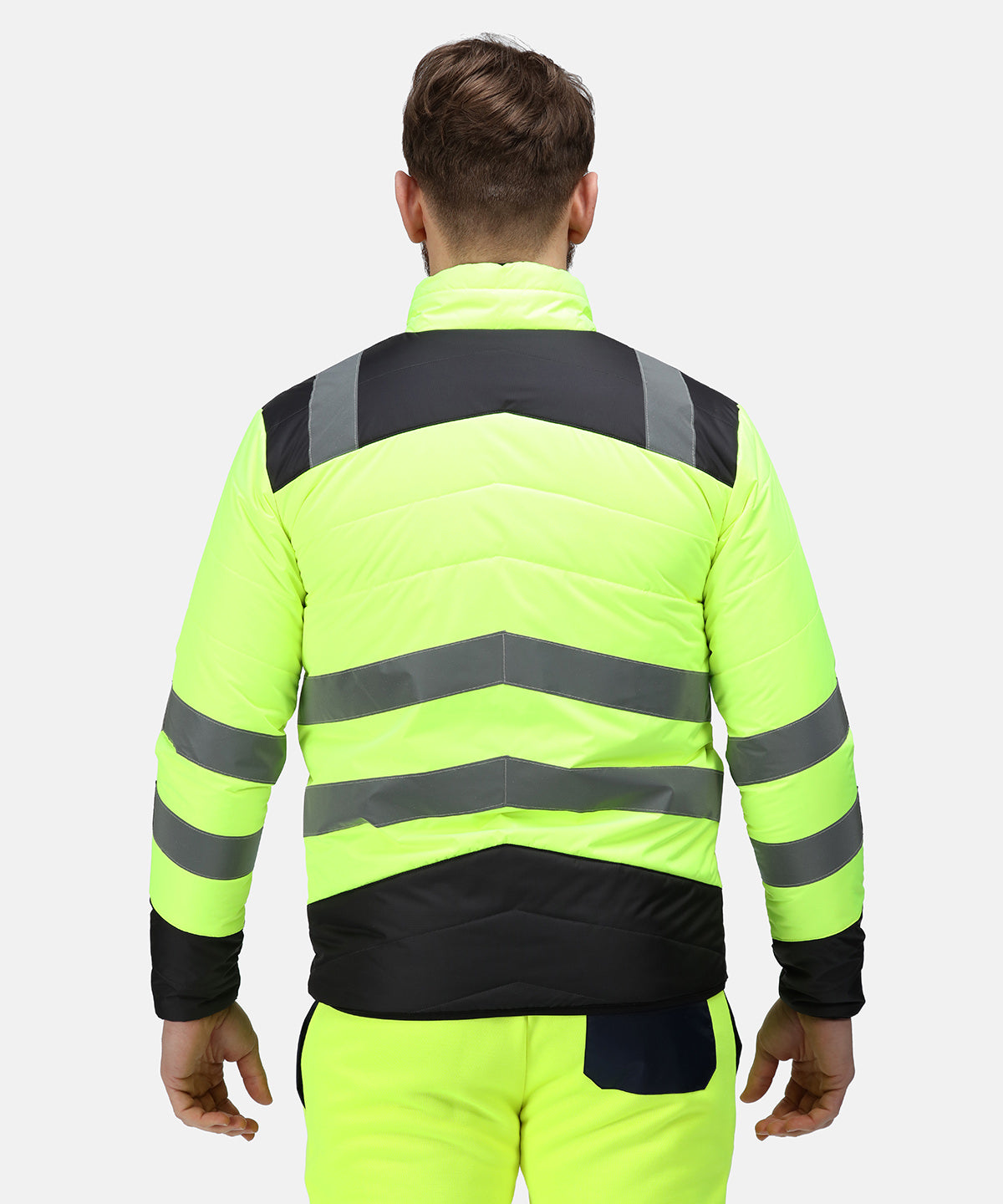 Regatta - Pro hi-vis thermal jacket - Yellow/Navy