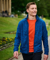 Thornly full-zip marl fleece