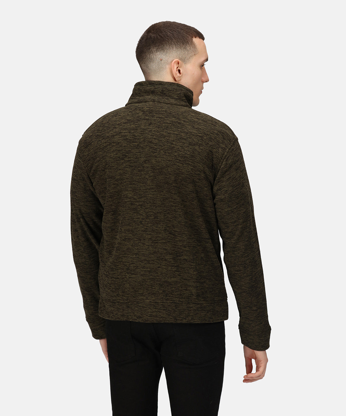 Thornly full-zip marl fleece